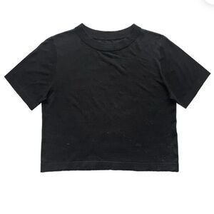 NWOT Ali Golden Thin Knit Boxy Crop Tee